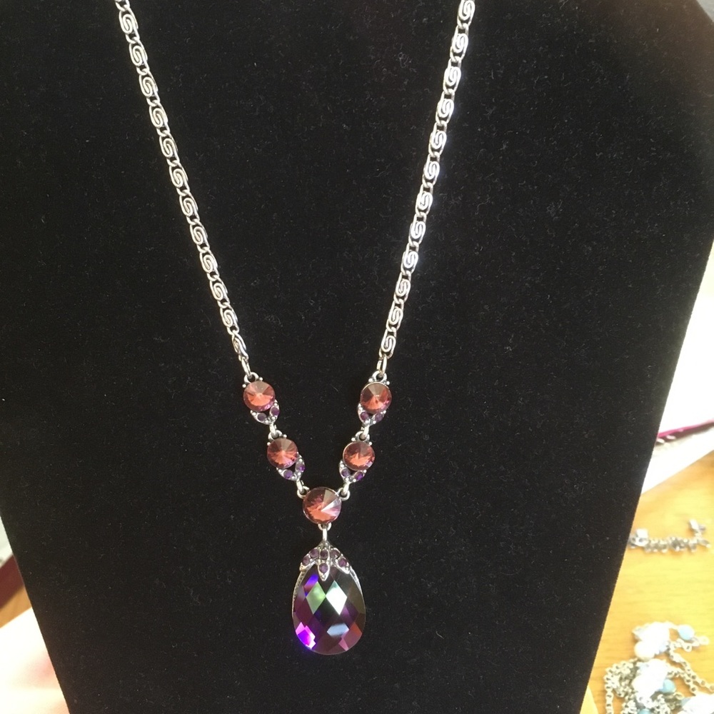 Necklace and Earring Set, 16-19", Worn Once